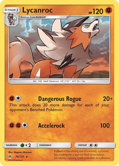 Lycanroc [Reverse Holo] #76