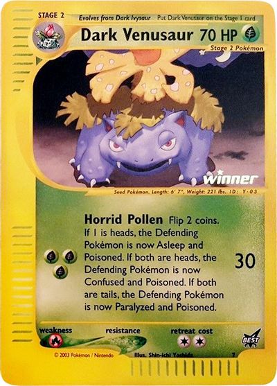 Dark Venusaur [Winner] #7