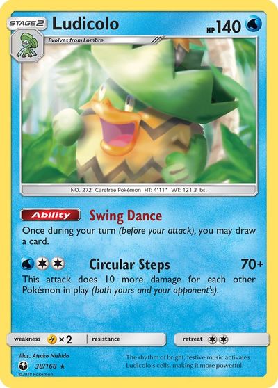 Ludicolo [Reverse Holo] #38