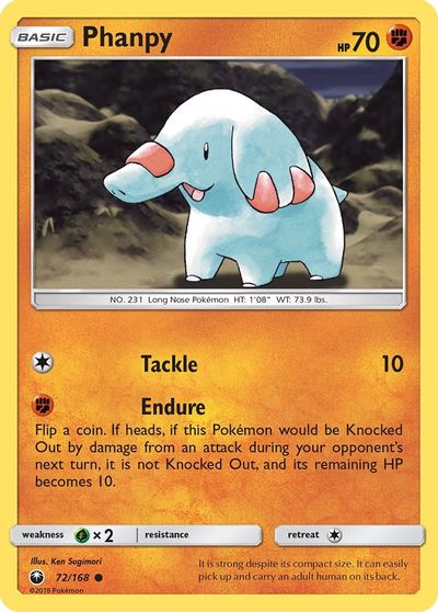 Phanpy [Reverse Holo] #72