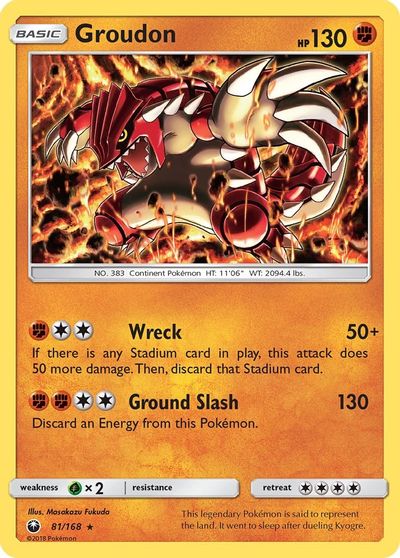 Groudon [Reverse Holo] #81