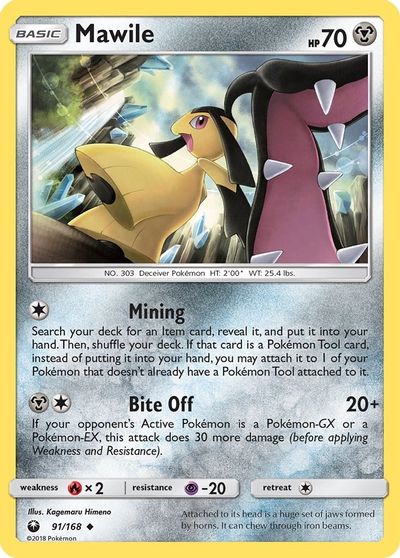 Mawile [Reverse Holo] #91