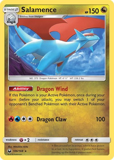 Salamence [Reverse Holo] #106