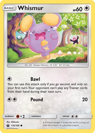 Whismur [Reverse Holo] #116