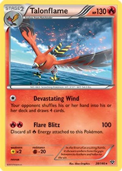 Talonflame [Cosmos Holo] #28