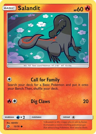 Salandit [Reverse Holo] #13