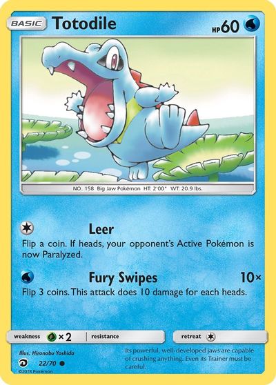 Totodile [Reverse Holo] #22