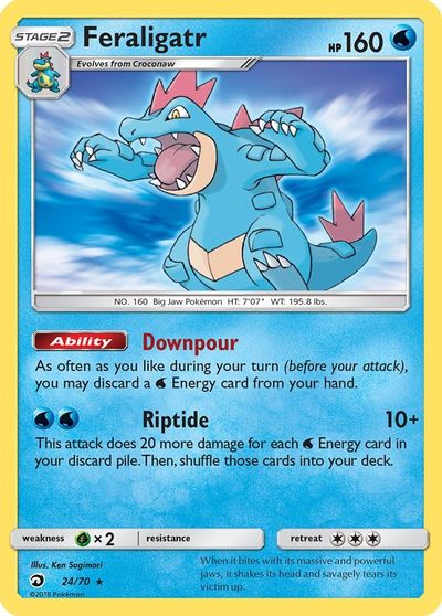 Feraligatr [Reverse Holo] #24