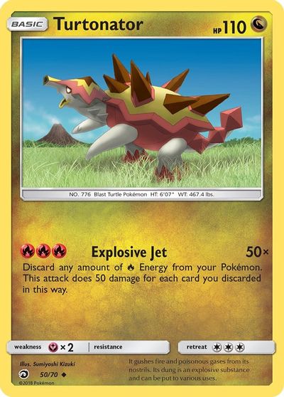 Turtonator [Reverse Holo] #50