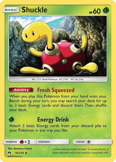 Shuckle [Reverse Holo] #16