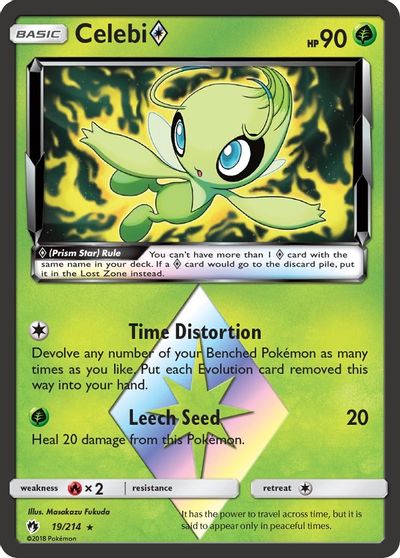 Celebi Prism Star Sm Lost Thunder Pokemon Tcgplayer Com
