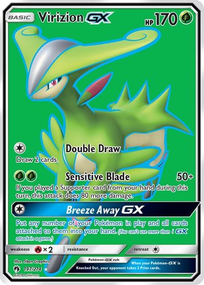 Virizion GX #197