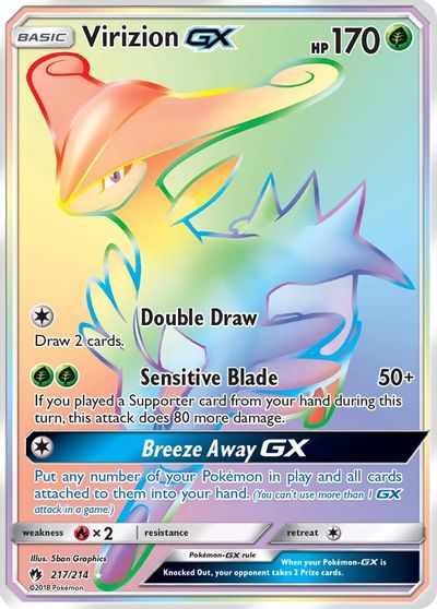 Virizion GX #217