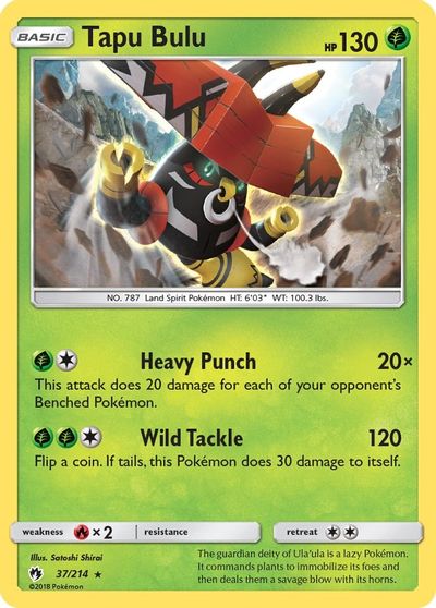 Tapu Bulu [Reverse Holo] #37