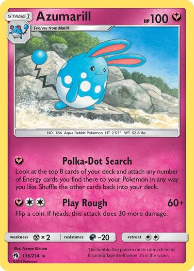 Azumarill [Reverse Holo] #136