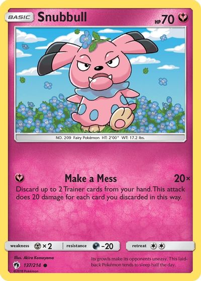 Snubbull [Reverse Holo] #137