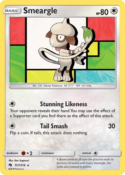 Smeargle [Reverse Holo] #157