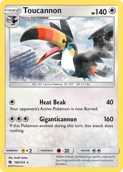 Toucannon [Reverse Holo] #166