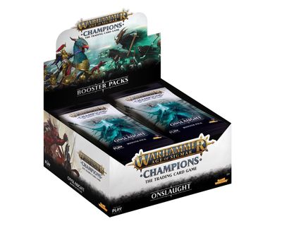 Warhammer Age of Sigmar Champions Wave 2 Onslaught Single Booster PlayFusion New 