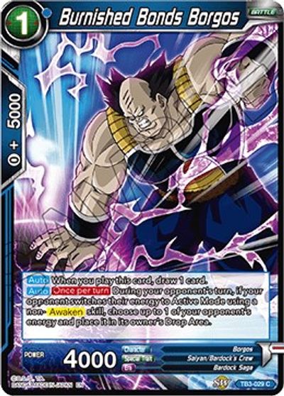 Burnished Bonds Borgos - Clash of Fates - Dragon Ball Super CCG ...