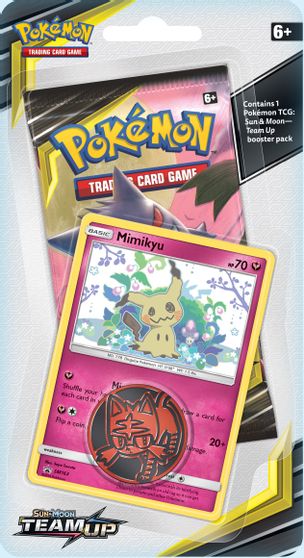 Buy Team Up Single Pack Blister [Mimikyu] - SM - Team Up at TCGplayer.com