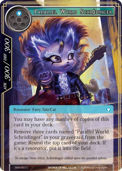 Parallel World Schrodinger The Strangers Of New Valhalla Force Of Will Tcgplayer Com