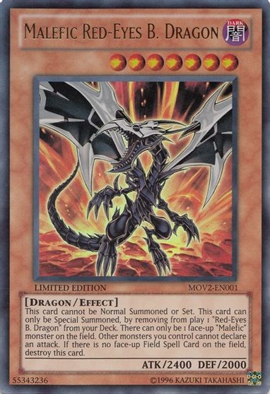 Malefic Red Eyes B Dragon Ultra Rare #MOV2-EN001