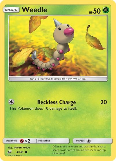 Weedle [Reverse Holo] #3