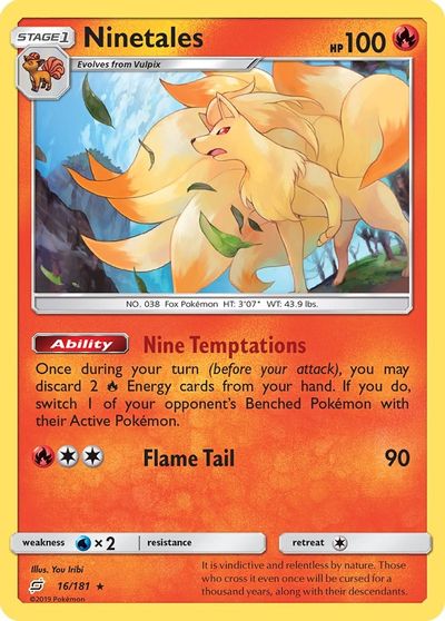Ninetales [Reverse Holo] #16
