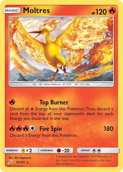 Moltres [Reverse Holo] #19