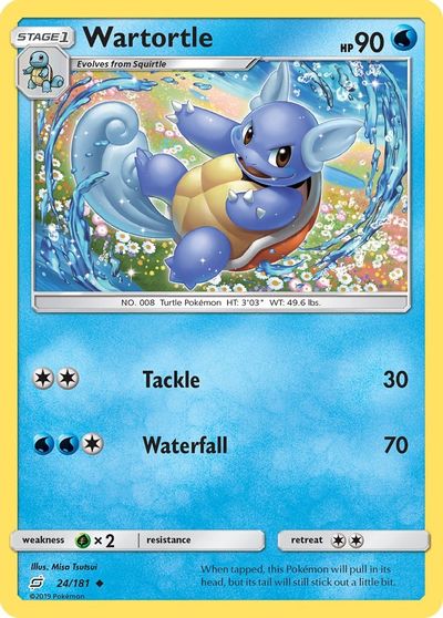 Wartortle [Reverse Holo] #24