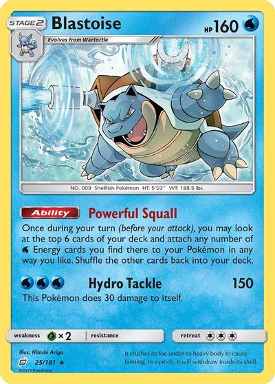 Blastoise [Reverse Holo] #25