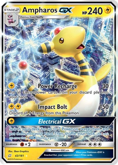 Ampharos GX #43