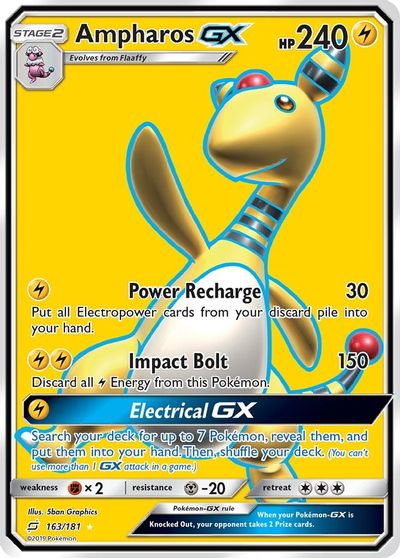 Ampharos GX #163