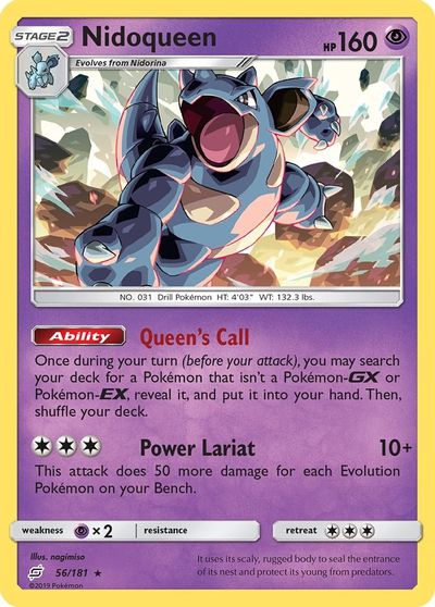 Nidoqueen [Reverse Holo] #56