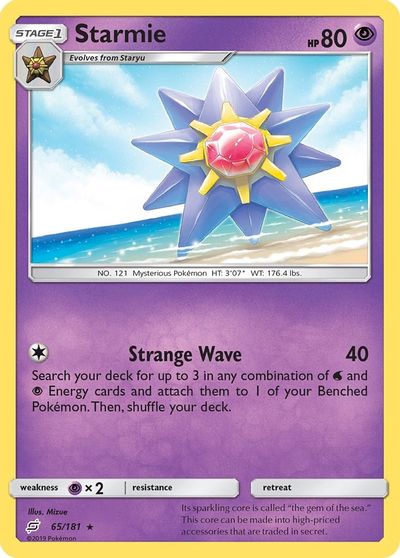 Starmie [Reverse Holo] #65