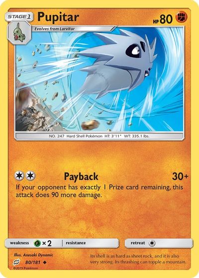 Pupitar [Reverse Holo] #80