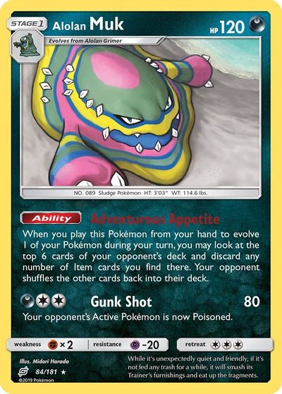 Alolan Muk [Reverse Holo] #84