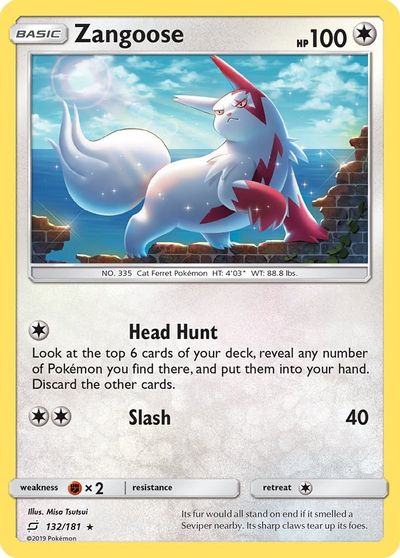 Zangoose [Reverse Holo] #132