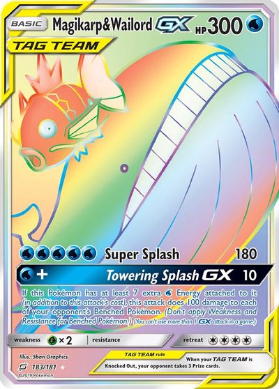Magikarp & Wailord GX #183