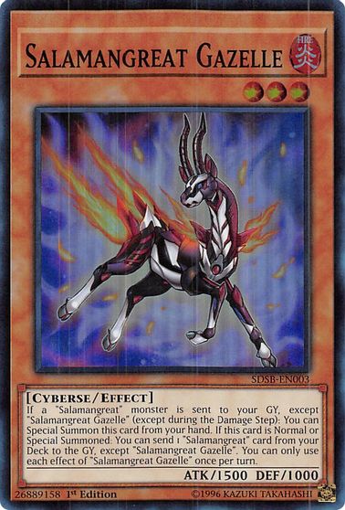 Salamangreat Gazelle - Structure Deck: Soulburner - YuGiOh ... Salamangreat Gazelle - Structure Deck: Soulburner - YuGiOh ...
