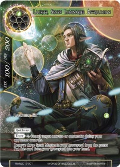 Laurite Seven Luminaries Astrologian Promo Cards Force Of Will Tcgplayer Com