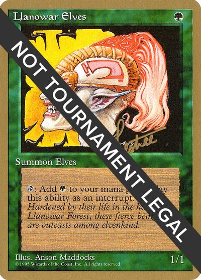 Llanowar Elves - 1996 Bertrand Lestree (4ED)