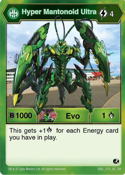 Hyper Mantonoid Ultra (278) - Battle 