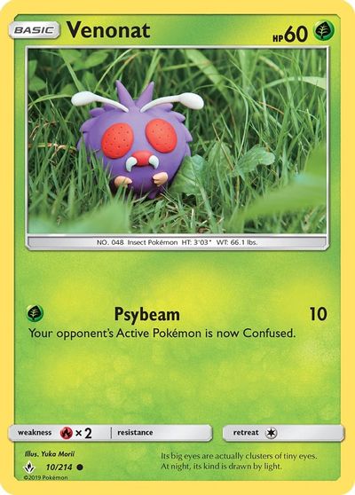 Venonat [Reverse Holo] #10