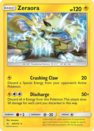 Zeraora [Reverse Holo] #60