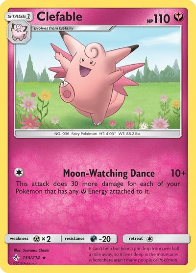 Clefable [Reverse Holo] #133