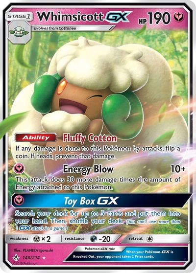 Whimsicott GX #140