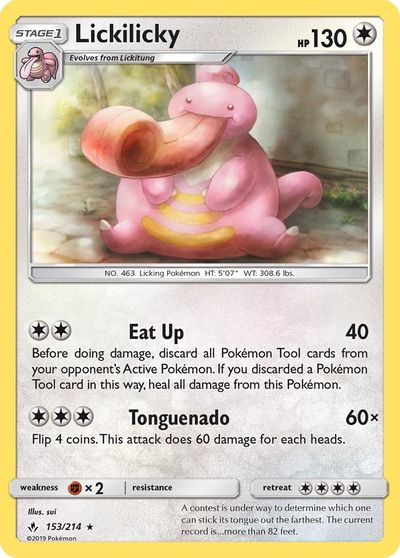 Lickilicky [Reverse Holo] #153