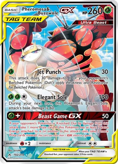 Pheromosa & Buzzwole GX #192